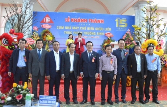 SỰ KIỆN KHÁNH THÀNH CỤM NHÀ MÁY CHẾ BIẾN DƯỢC LIỆU THỰC PHẨM TRƯỜNG SINH -  NHỮNG ĐIỀU CÒN MÃI