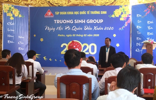 TRƯỜNG SINH GROUP LONG TRỌNG TỔ CHỨC NGÀY HỘI RA QUÂN ĐẦU NĂM